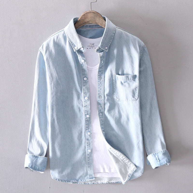 London Edit™ | Denim Long-Sleeve Shirt