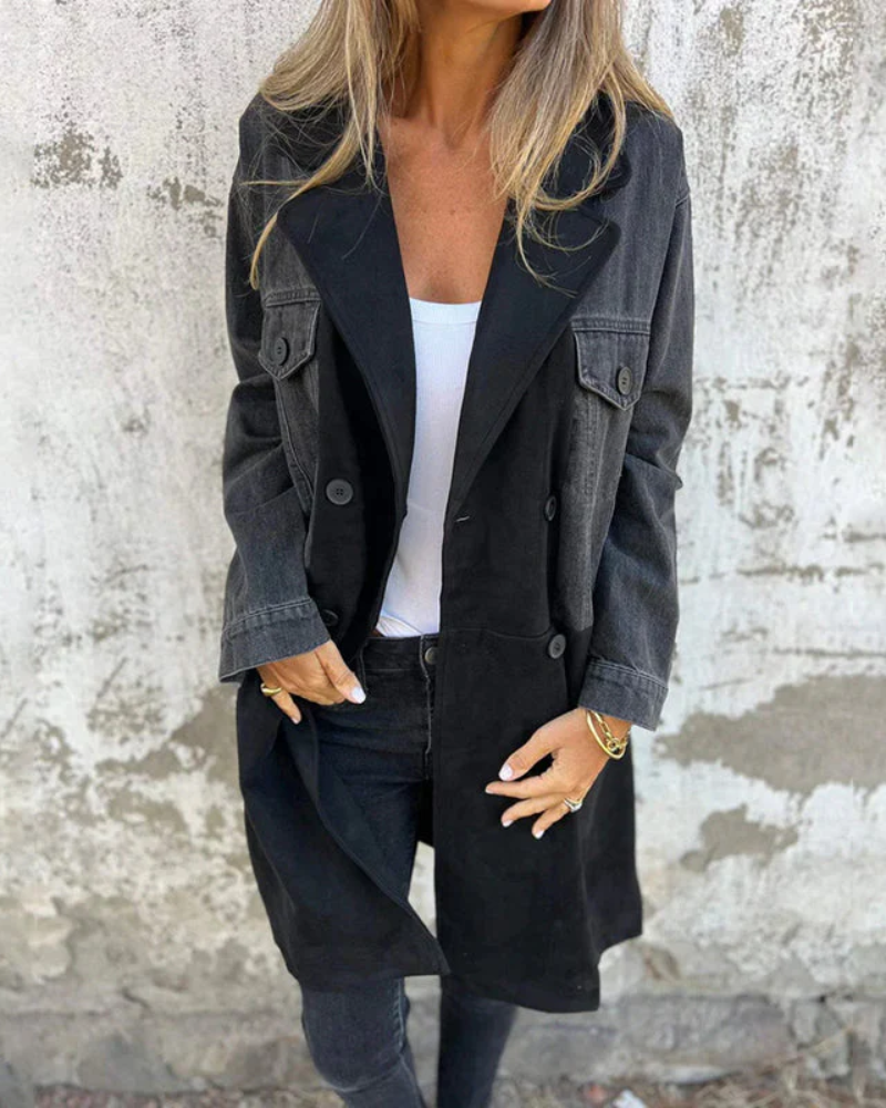 Astrid™ | Manteau en Denim pour Femmes