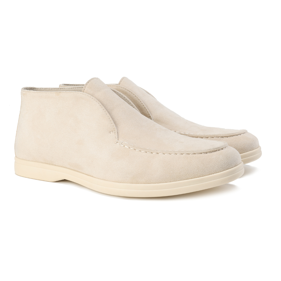 Laurent™ | Mocassins hauts en daim