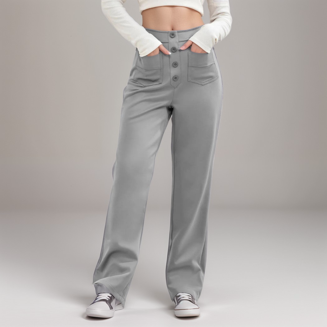 Noémie - Pantalon élastique taille haute | 1+1 GRATUIT