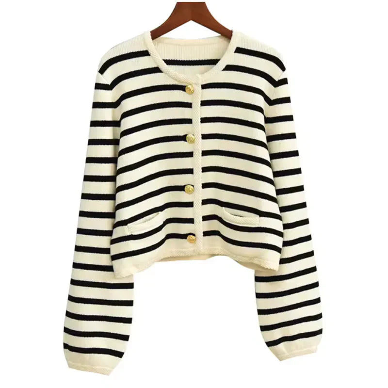 Laurent™ | Gilet en laine rayé haut de gamme