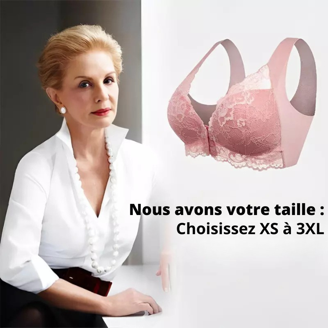 Ginevra™ | (ENSEMBLE DE 3) Soutien-gorge Modélisant Sans Armature avec Fermeture Frontale