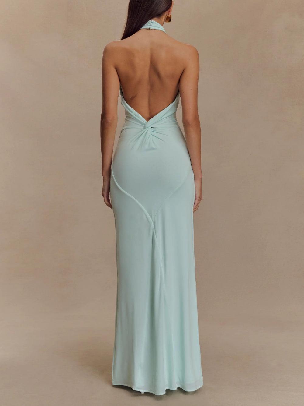 Celestina™ | Robe Maxi avec Décolleté Américain – Élégance Incontestable pour les Occasions Spéciales