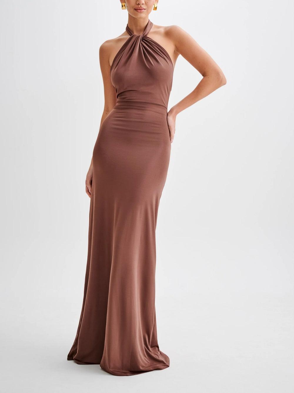 Celestina™ | Robe Maxi avec Décolleté Américain – Élégance Incontestable pour les Occasions Spéciales