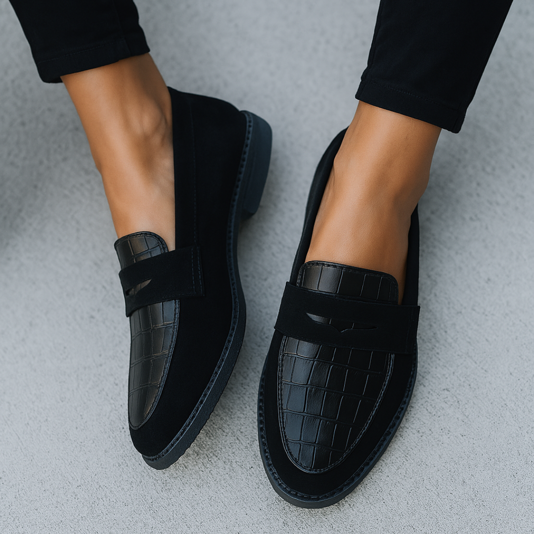 Léa™ – Mocassins Élégants en Cuir