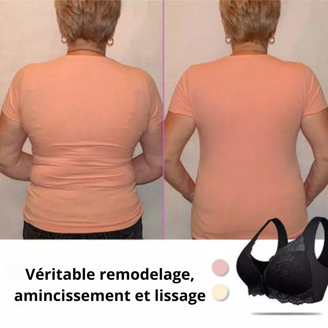 Ginevra™ | (ENSEMBLE DE 3) Soutien-gorge Modélisant Sans Armature avec Fermeture Frontale