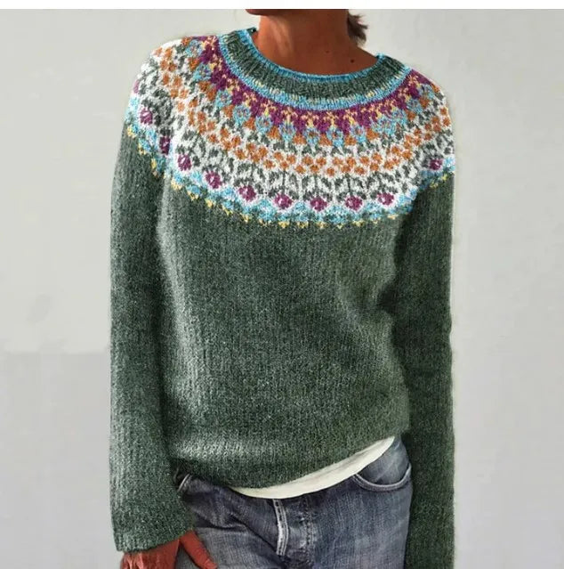 Chloé - Pull d'hiver au style rétro