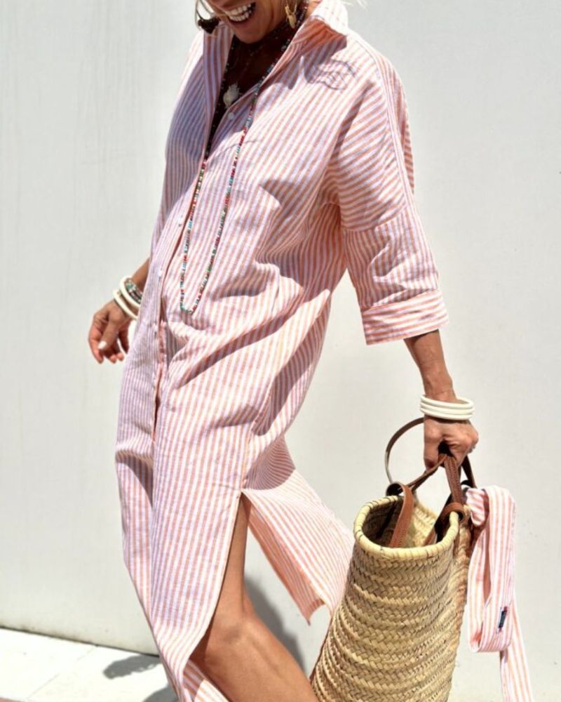 COLEN - ROBE CHEMISE À LIGNE CLASSIQUE