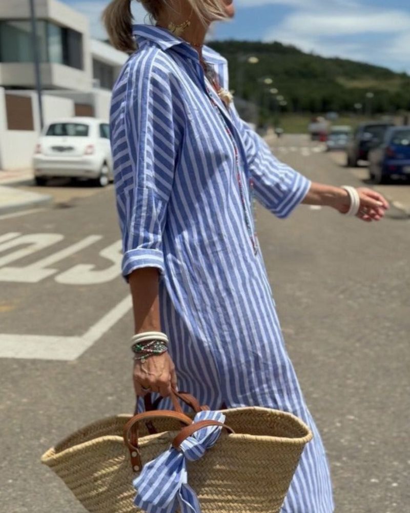 COLEN - ROBE CHEMISE À LIGNE CLASSIQUE