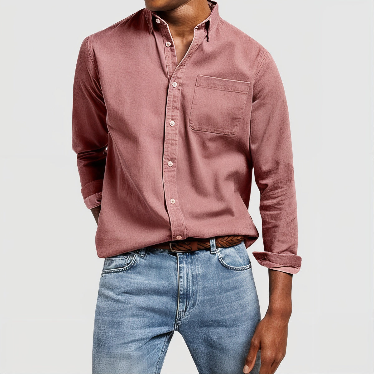 Charles - Chemise Casual Élégante en Coton