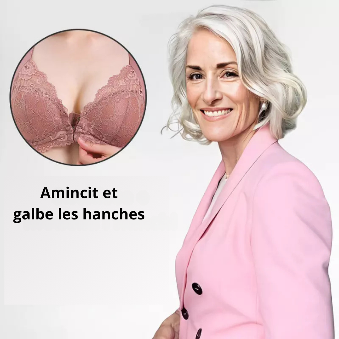 Ginevra™ | (ENSEMBLE DE 3) Soutien-gorge Modélisant Sans Armature avec Fermeture Frontale