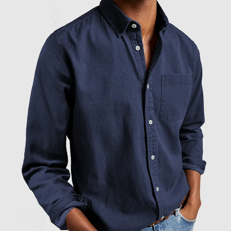 Charles - Chemise Casual Élégante en Coton