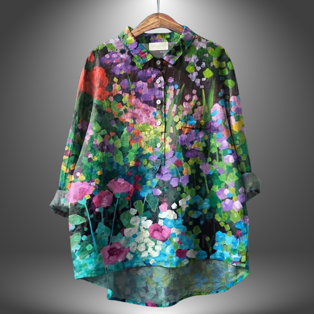 Virginia | Chemisier Floral Artisanale pour Femme