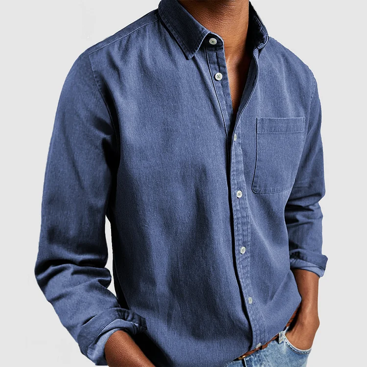 Charles - Chemise Casual Élégante en Coton