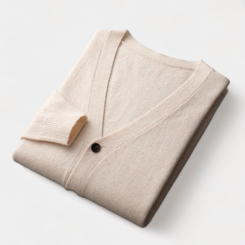 Laurent™ | Pull cardigan en laine mérinos