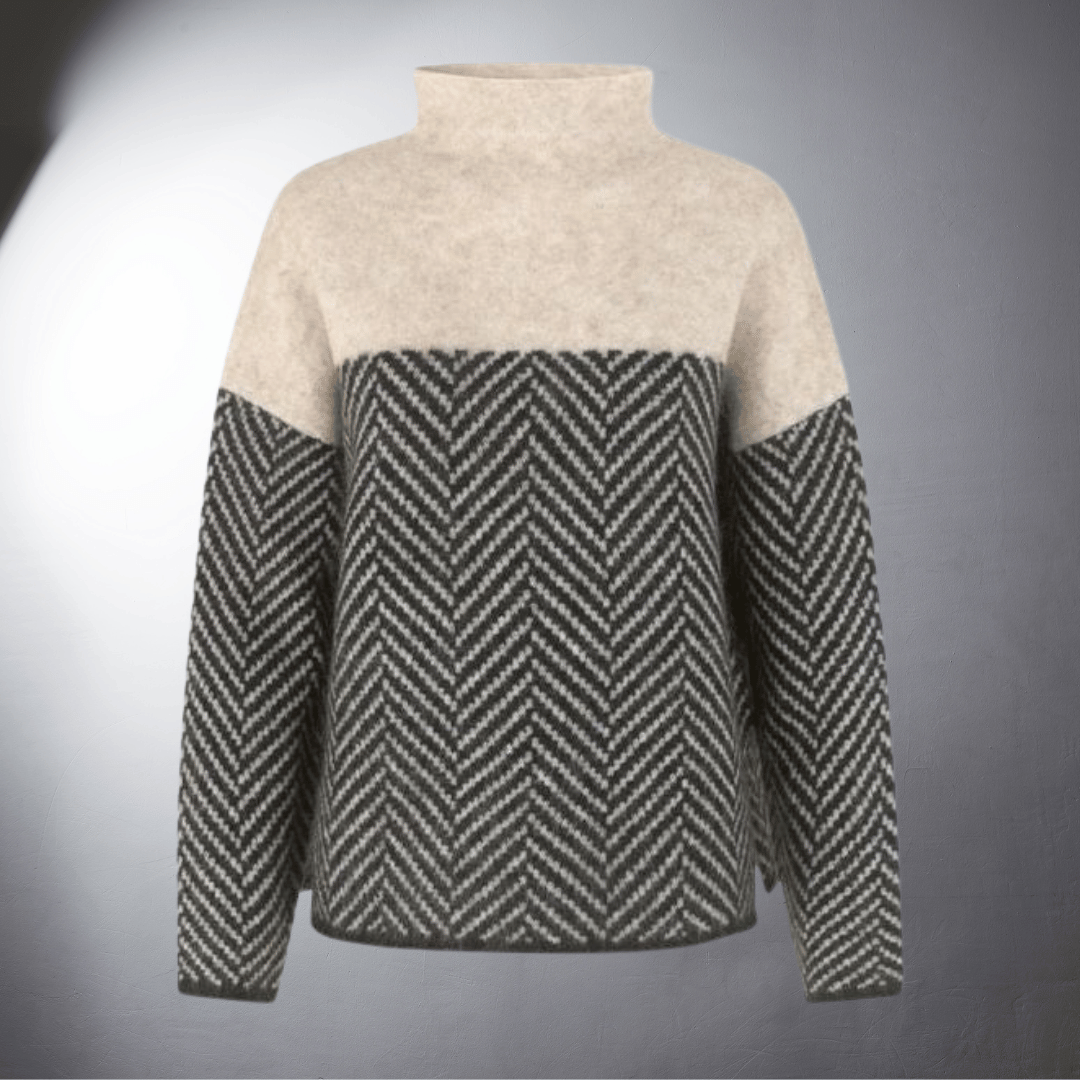 Laurent™ | Pull à Motif Chevron en Laine Douce