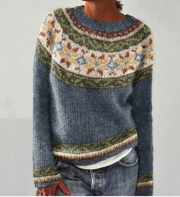Chloé - Pull d'hiver au style rétro