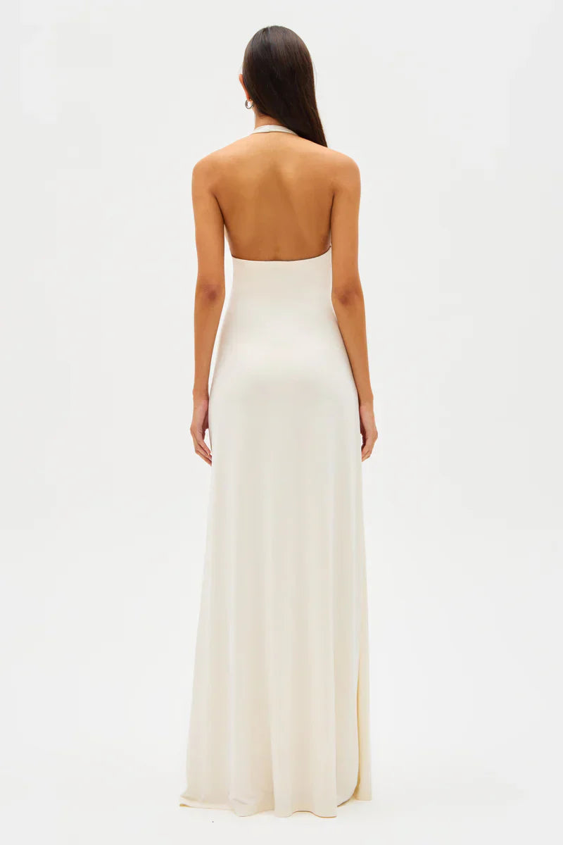 ALTHEA – Robe Maxi en Cupro