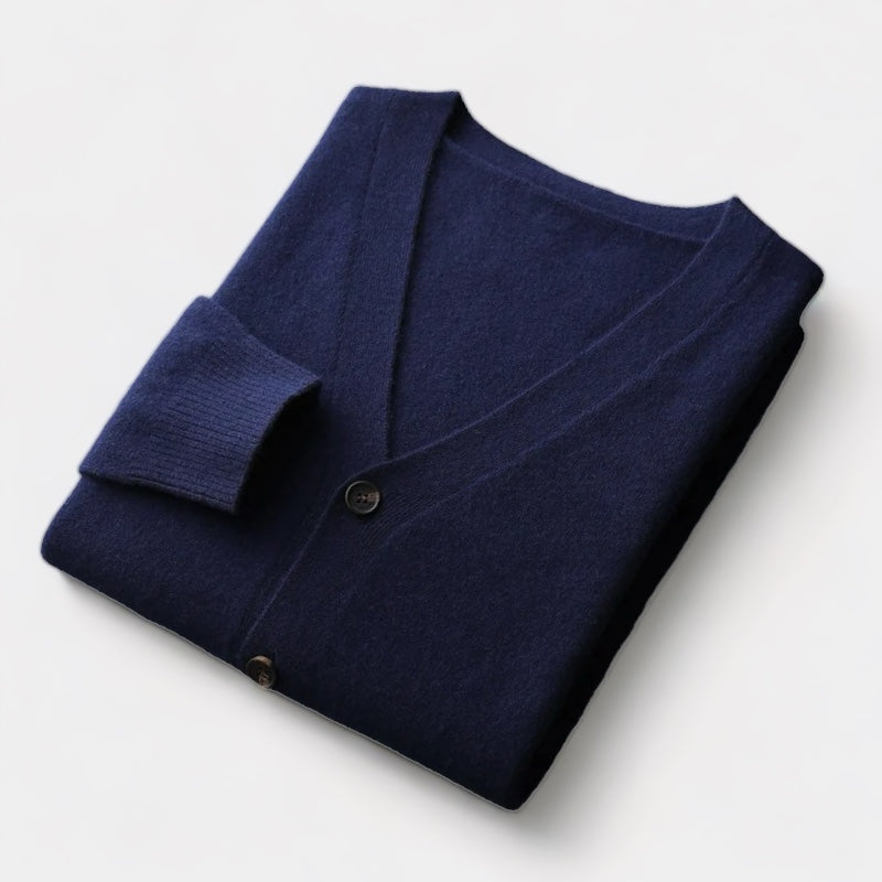 Laurent™ | Pull cardigan en laine mérinos
