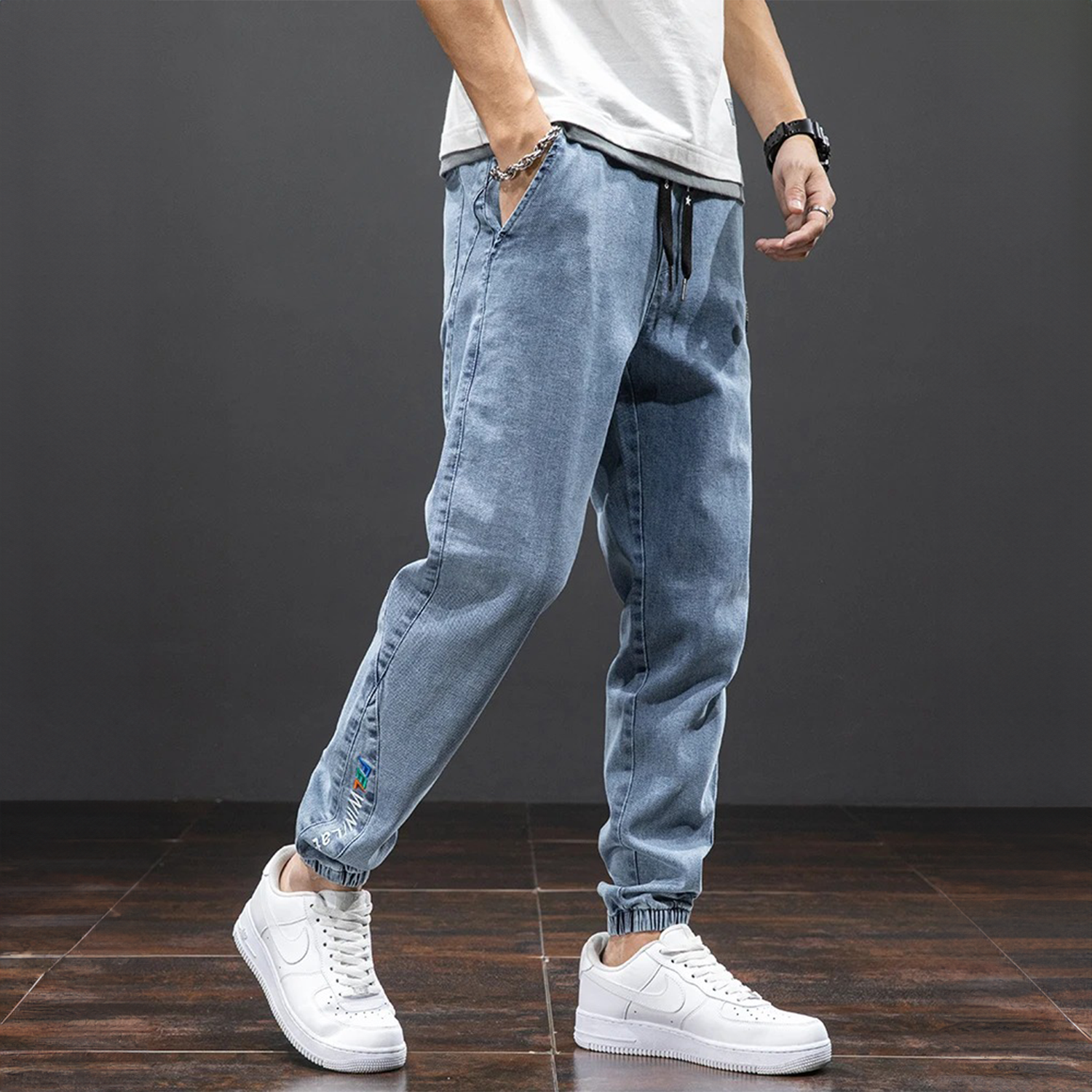 London Edit™ | Denim Joggers
