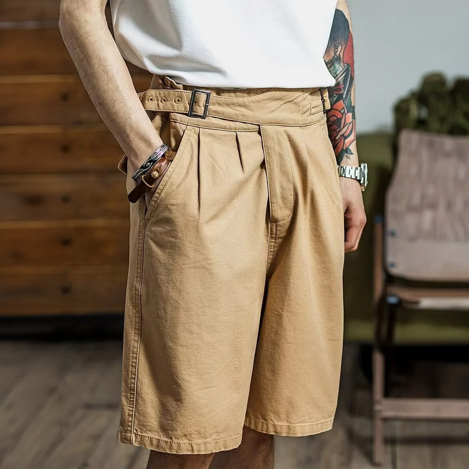 London Edit™ | Safari Gurkha Shorts
