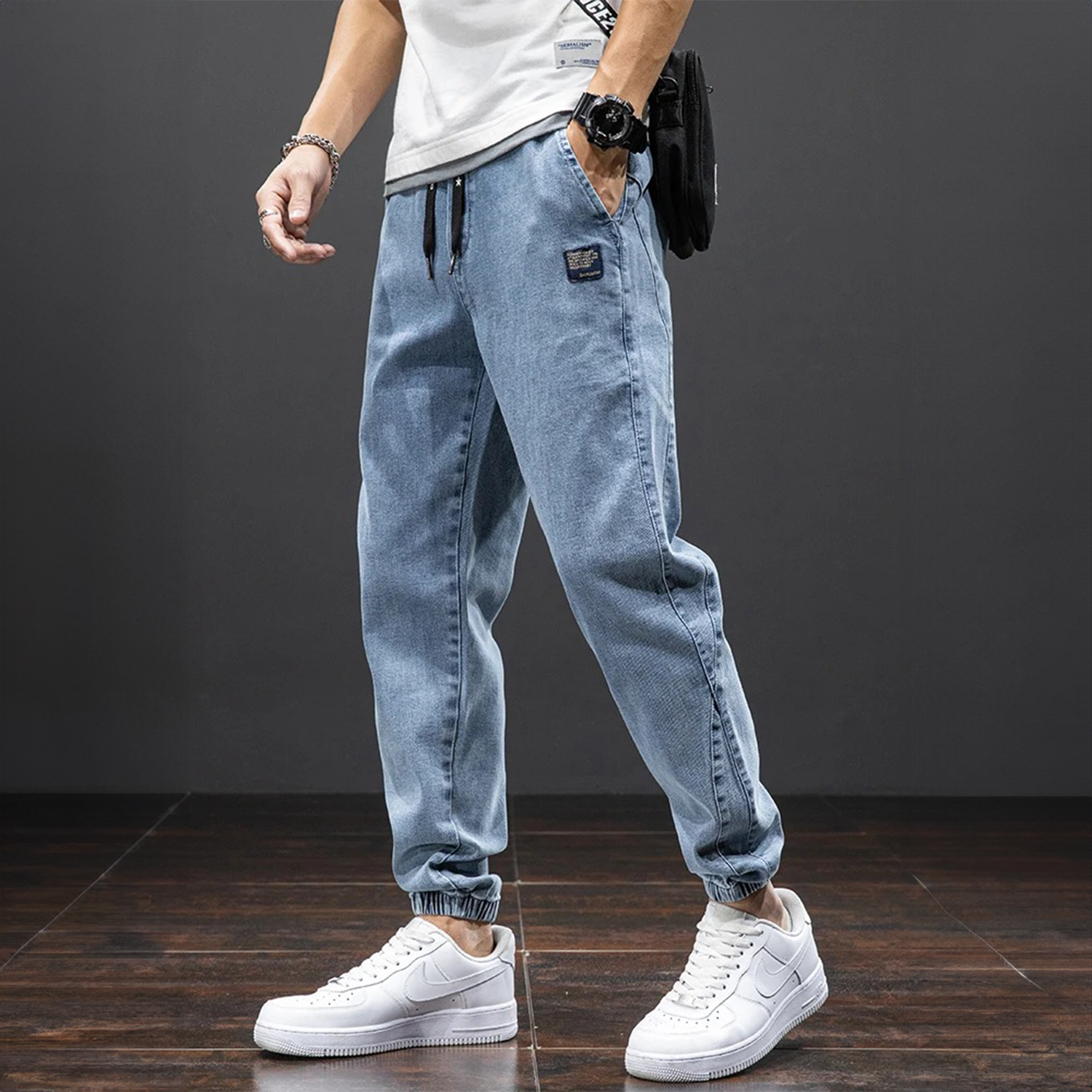 London Edit™ | Denim Joggers