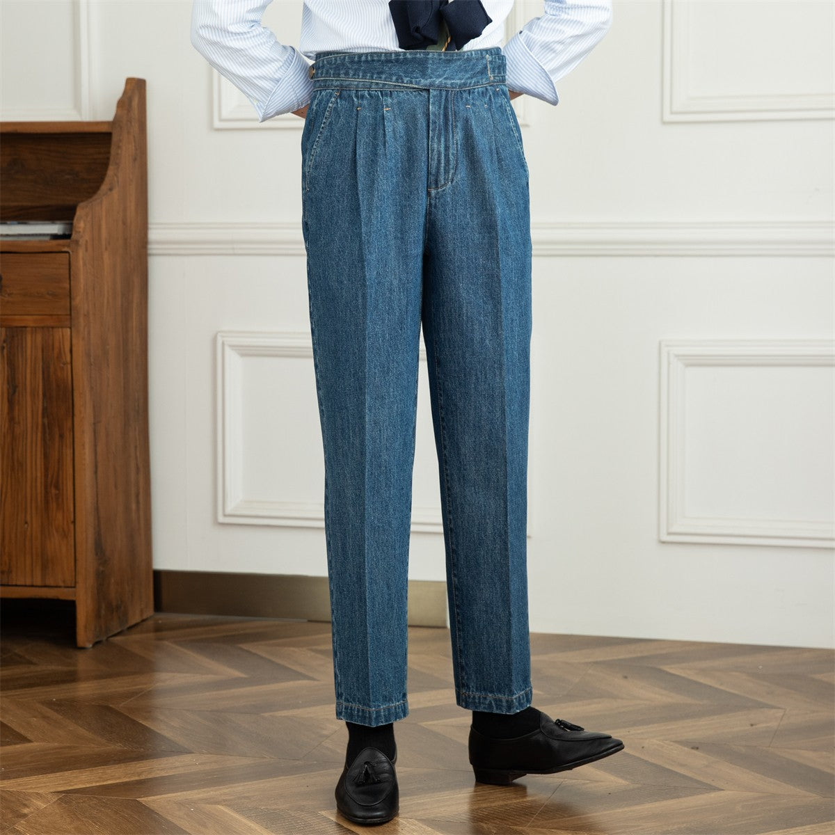 London Edit™ | Denim Gurkha Pants