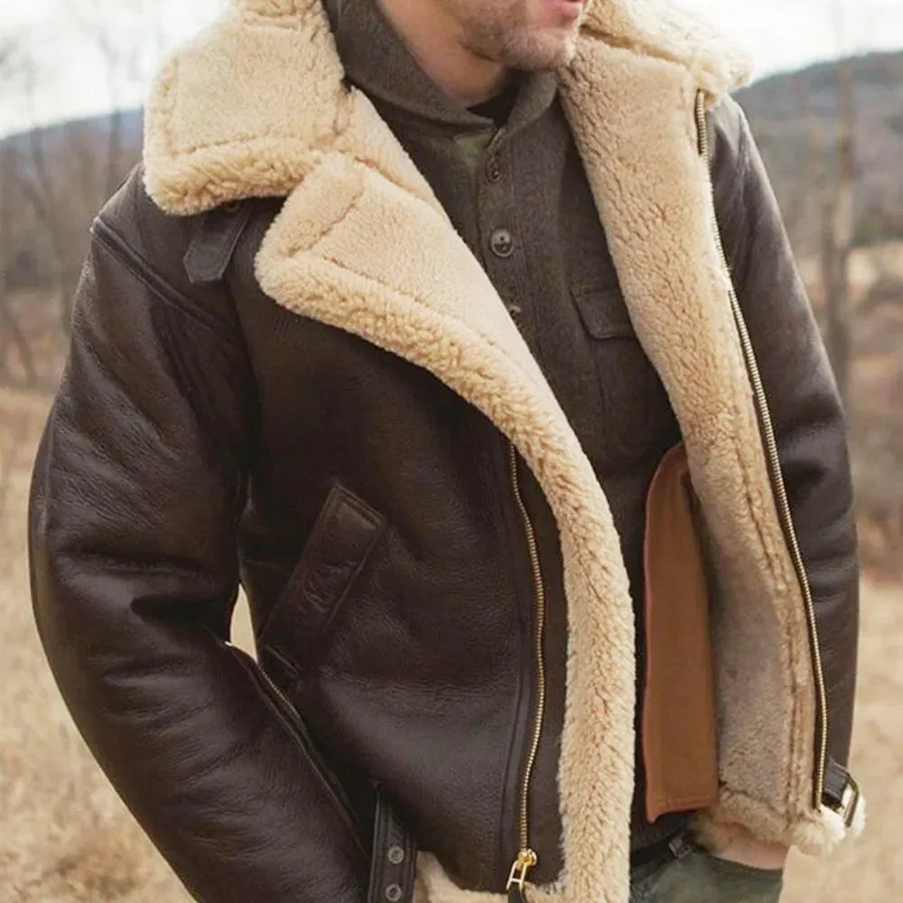 Blake - Shearling Leather Jacket