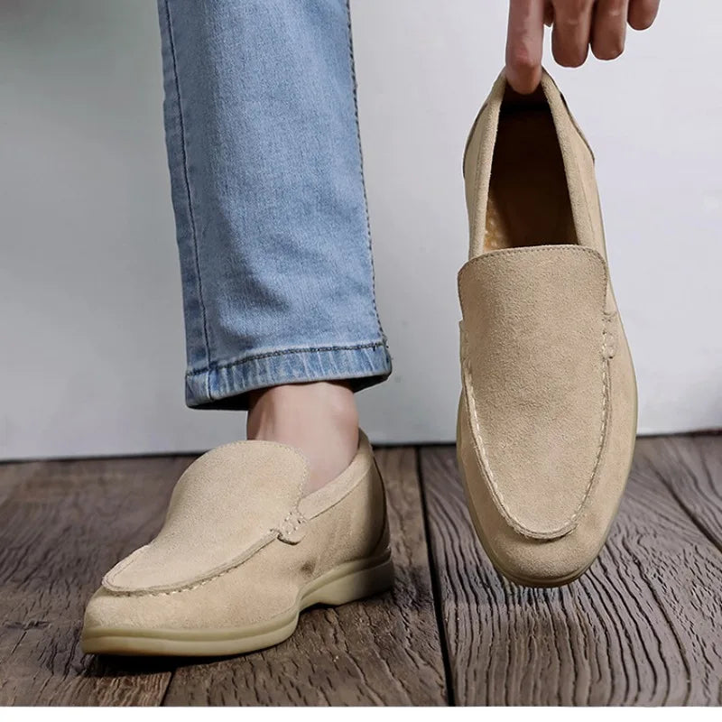 Laurent™ | Mocassins en daim PREMIUM