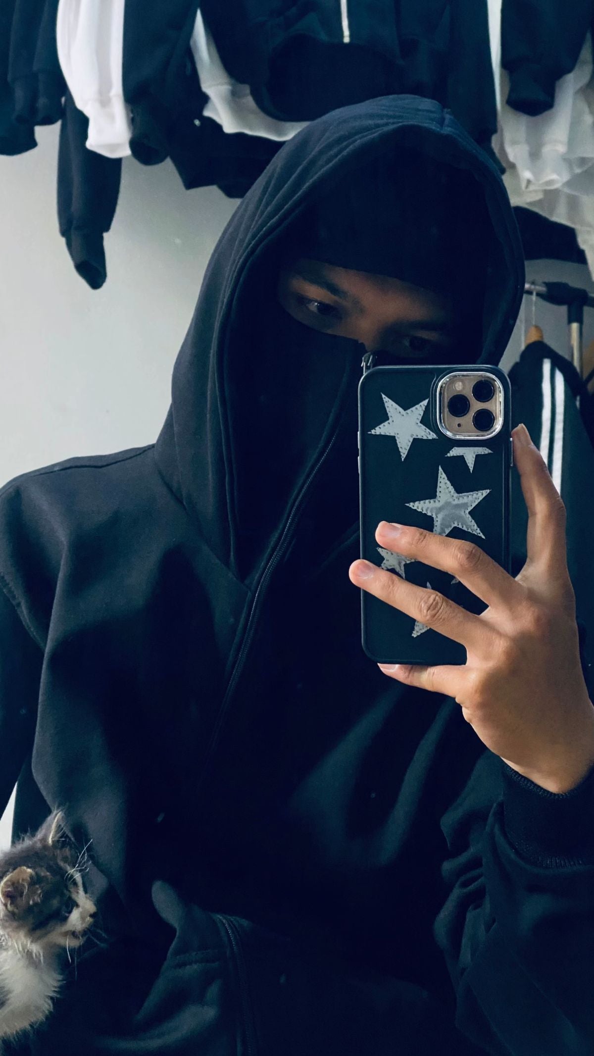 Camille - Sweat à Capuche avec Balaclava