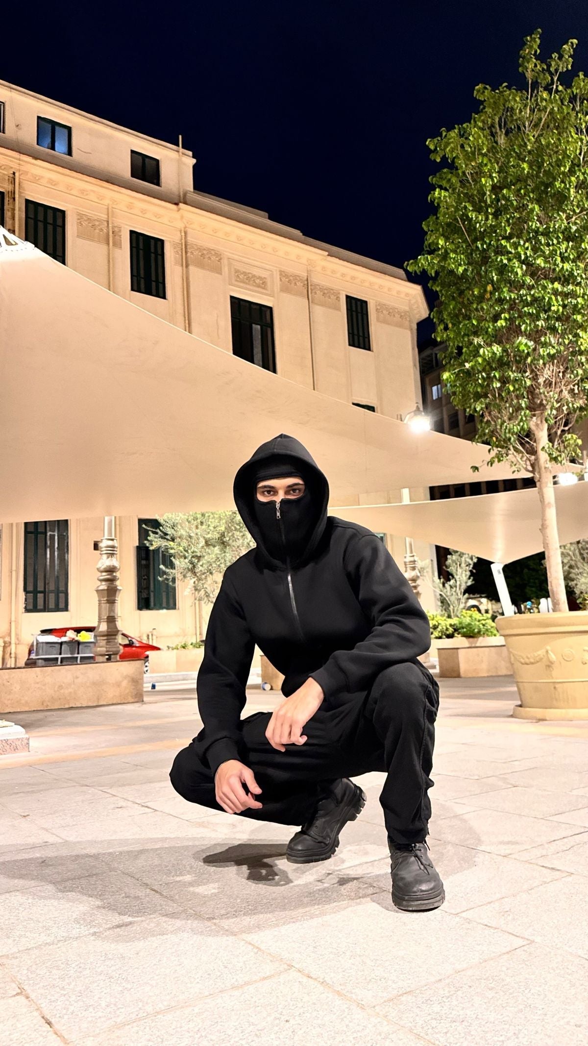Camille - Sweat à Capuche avec Balaclava