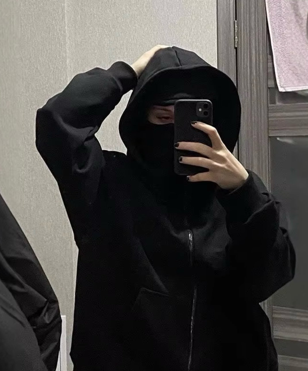 Camille - Sweat à Capuche avec Balaclava