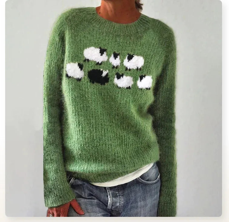 Chloé - Pull d'hiver au style rétro