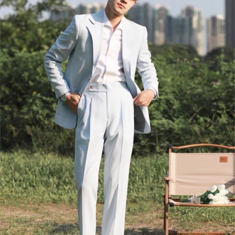 London Edit™ | Seersucker Gurkha Pants