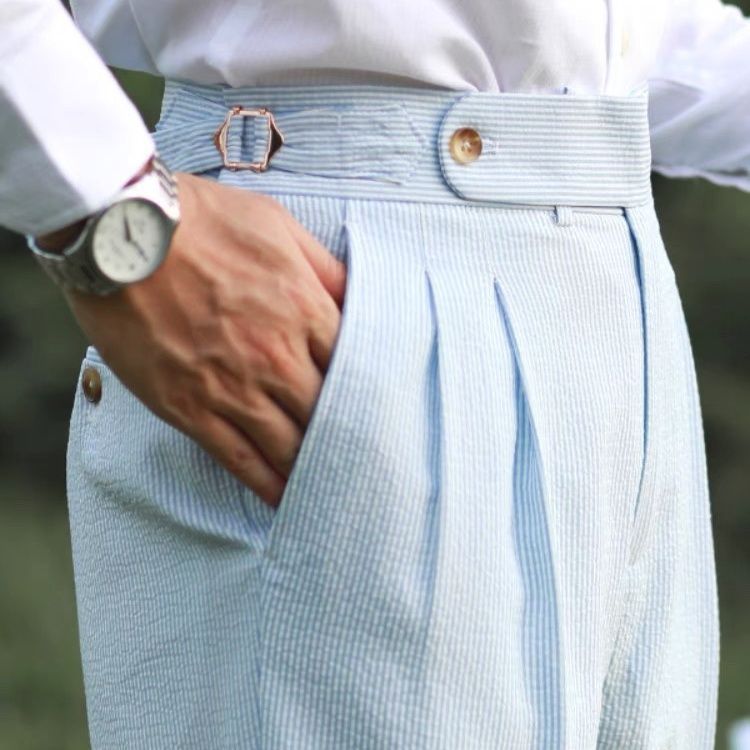 London Edit™ | Seersucker Gurkha Pants