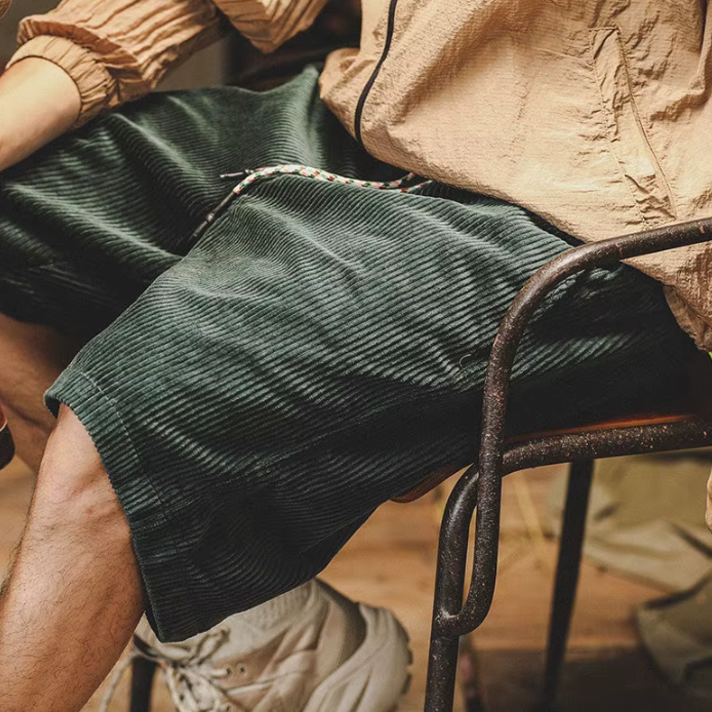 Léo | Short Estival en Velours Léger