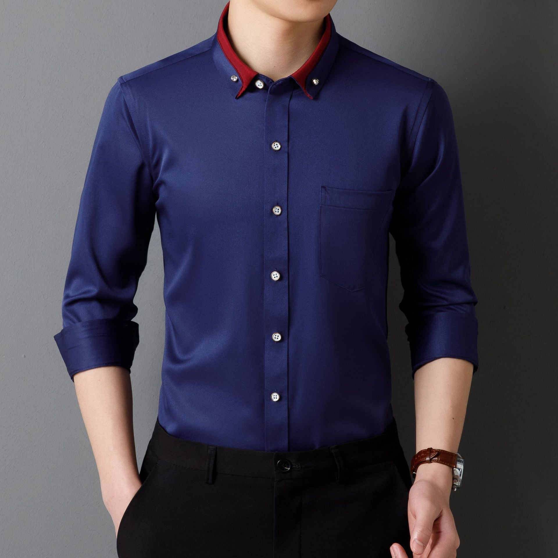 Antoine - Chemise Classique à Manches Longues