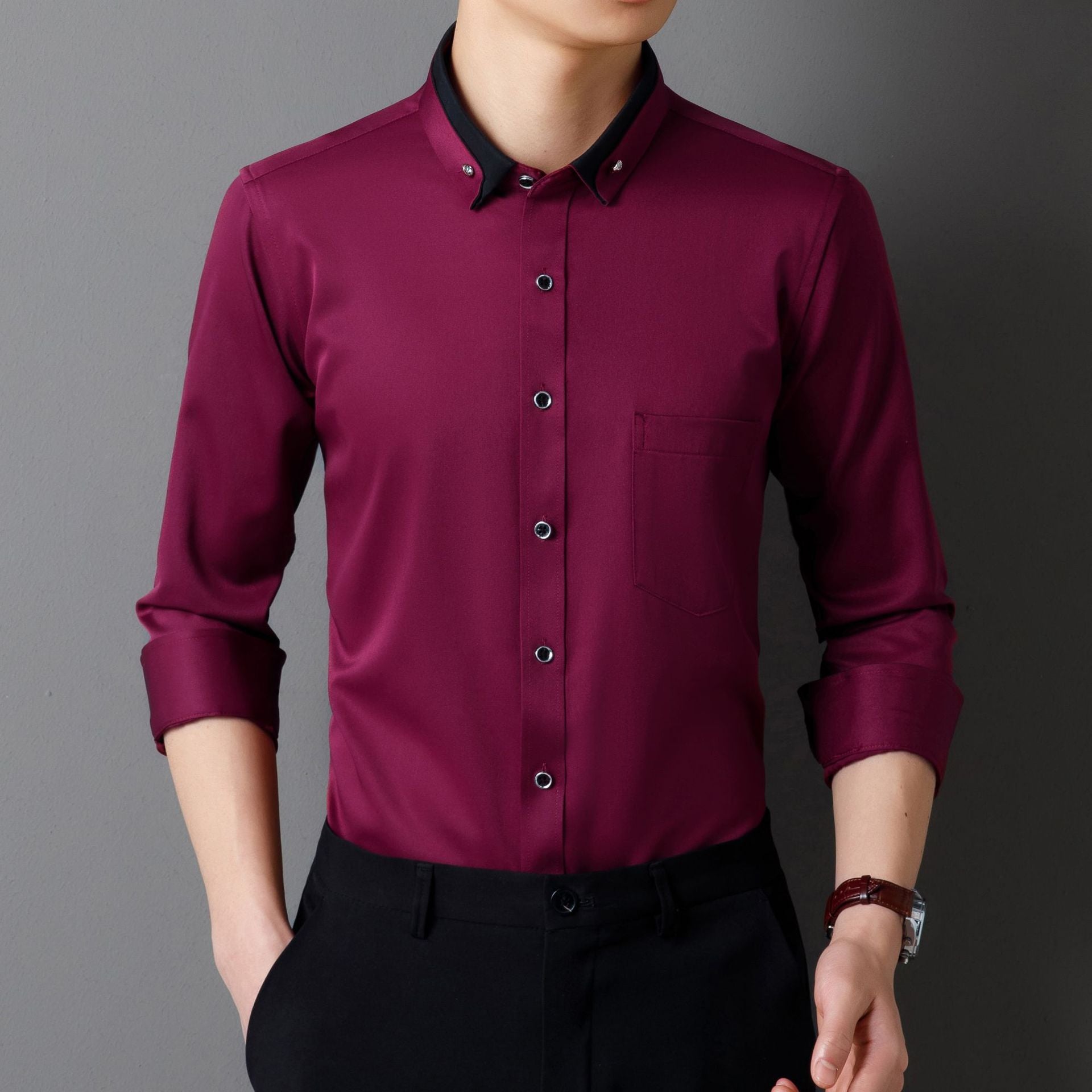 Antoine - Chemise Classique à Manches Longues