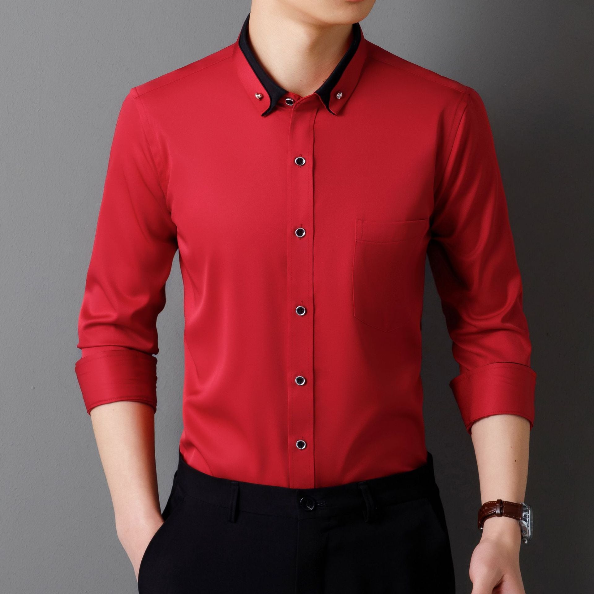 Antoine - Chemise Classique à Manches Longues