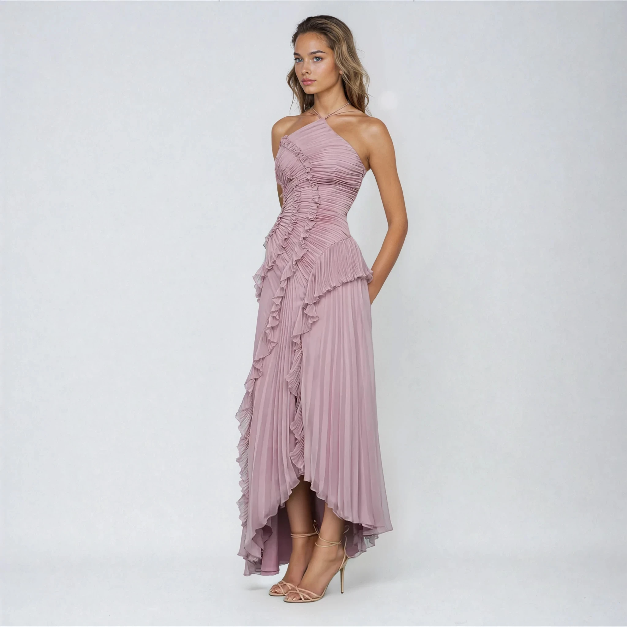 Elisia – Robe Lilas Murmurante