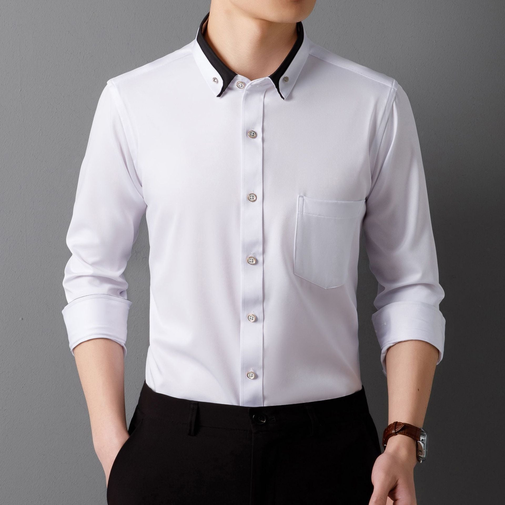 Antoine - Chemise Classique à Manches Longues