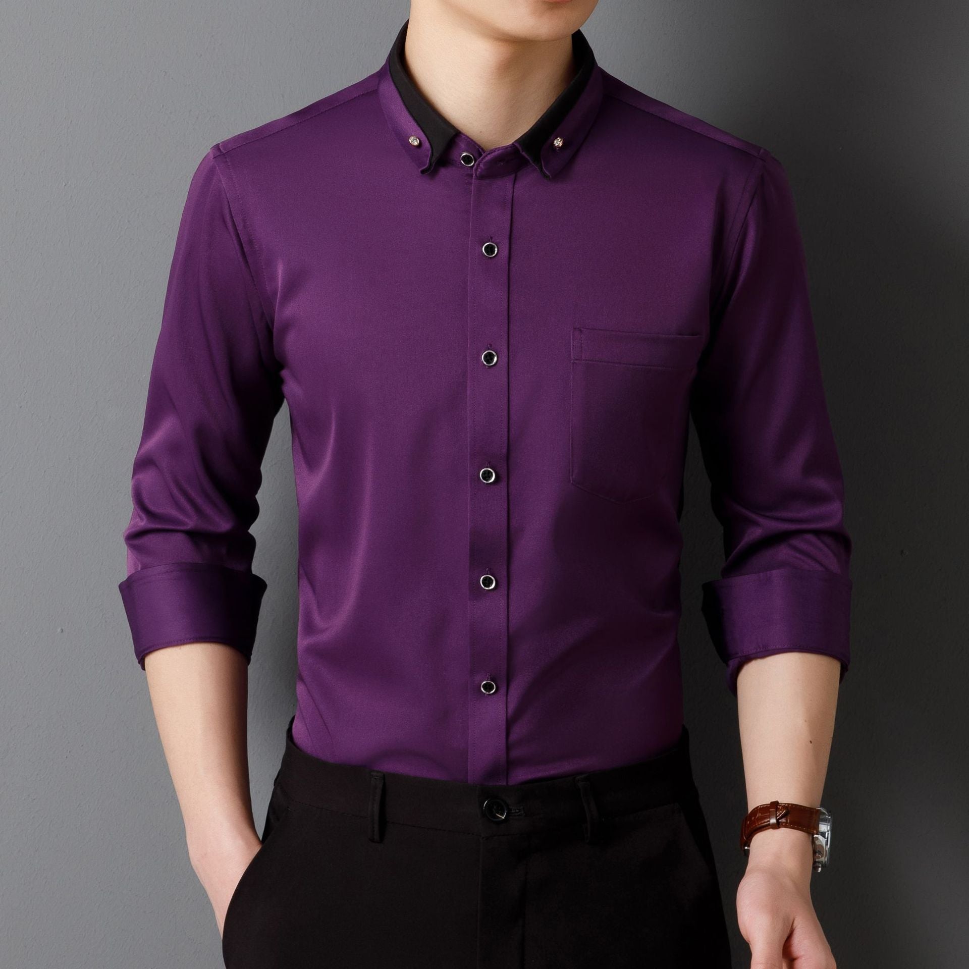 Antoine - Chemise Classique à Manches Longues