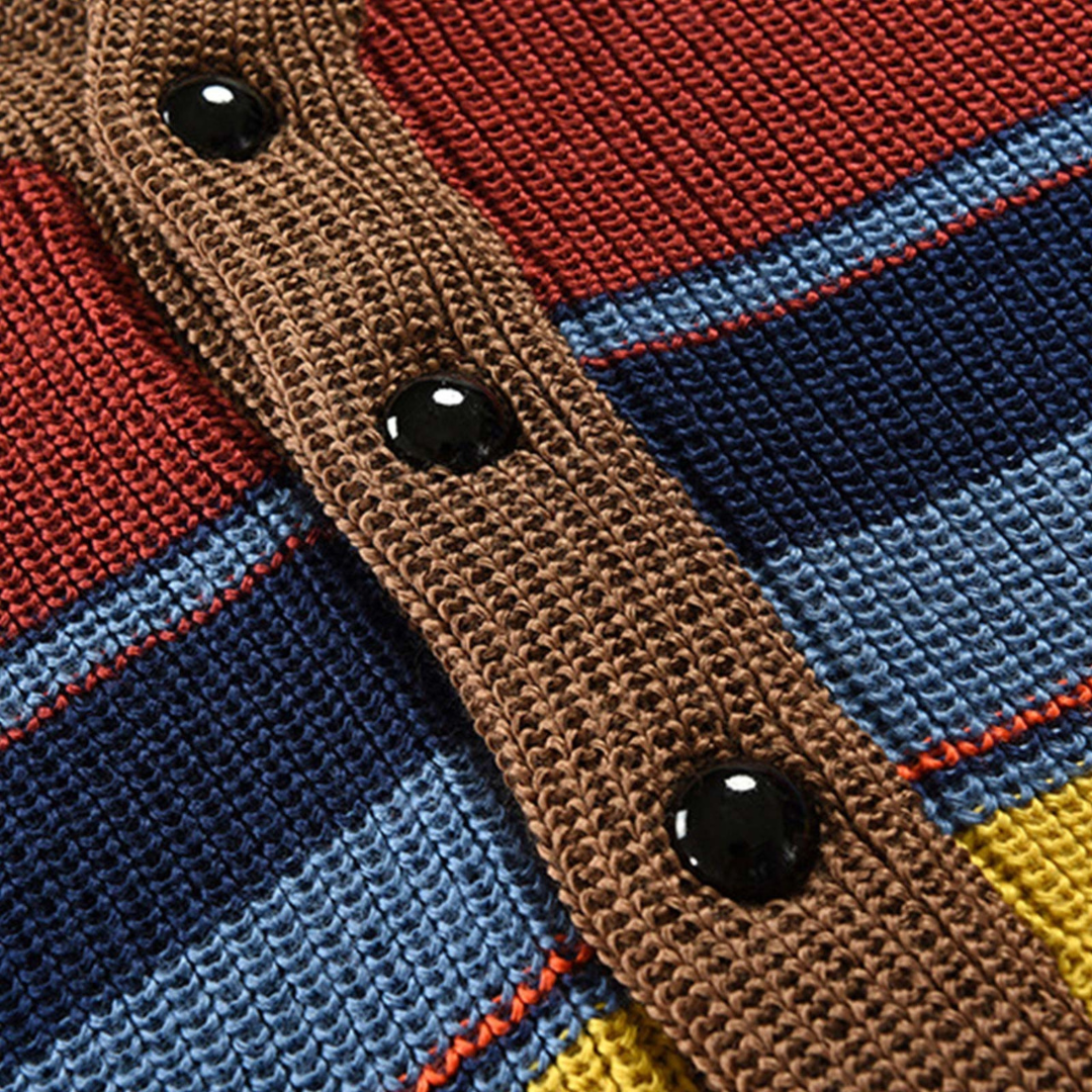 Adrian - Vibrant Knit Cardigan for Any Occasion