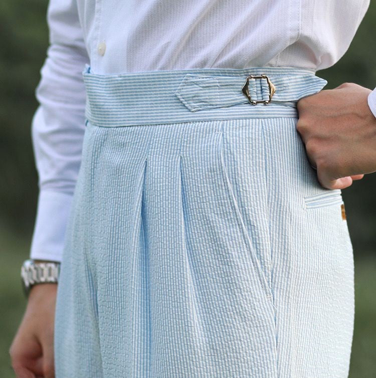 London Edit™ | Seersucker Gurkha Pants