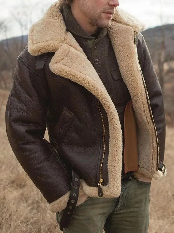 Blake - Shearling Leather Jacket
