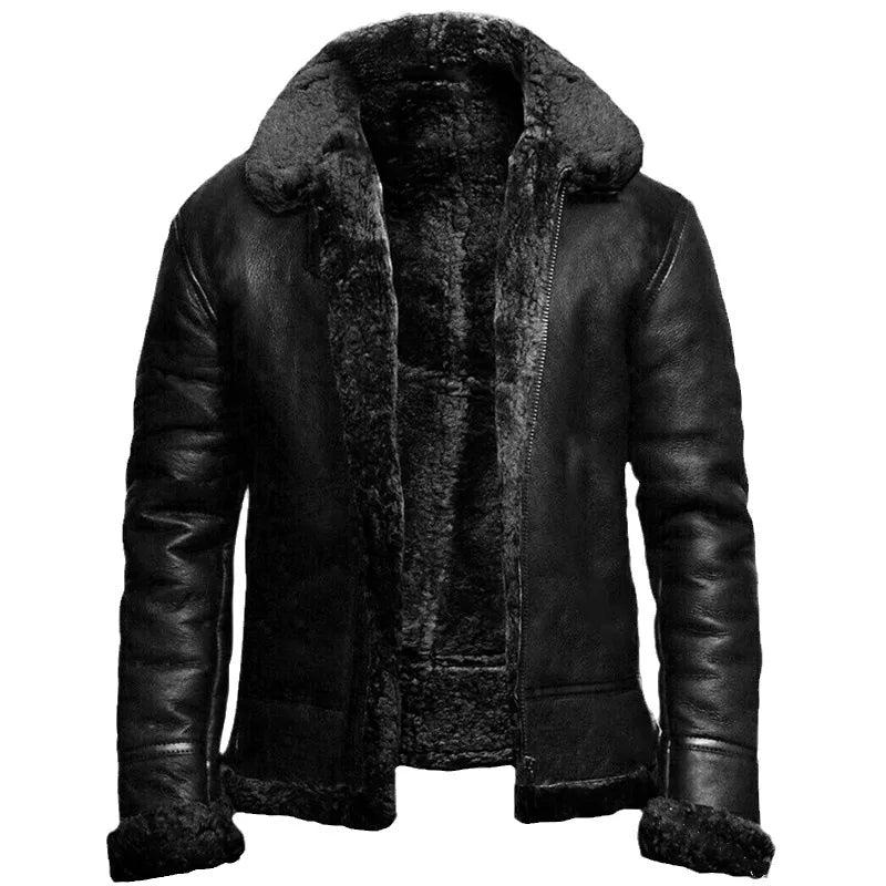 Hudson - Leather Winter Coat