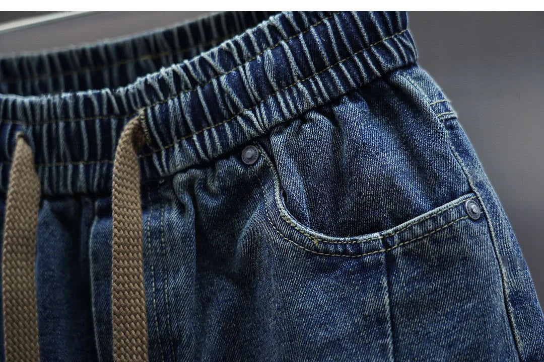 Laurent™ | Pantalon Baggy Denim avec Ceinture