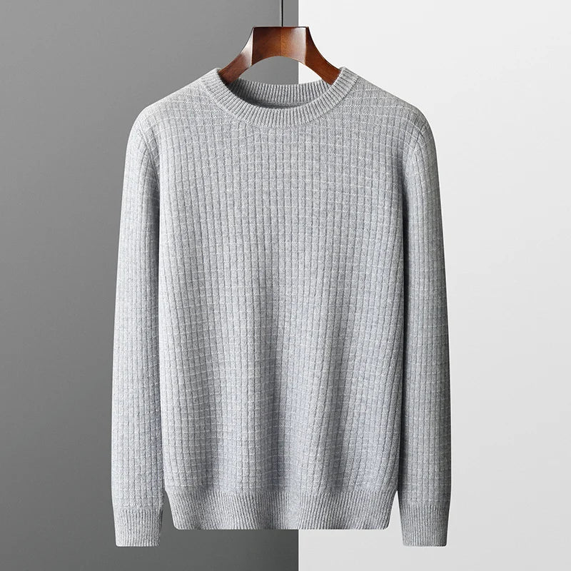 London Edit™ | Patterned sweater in 100% cashmere