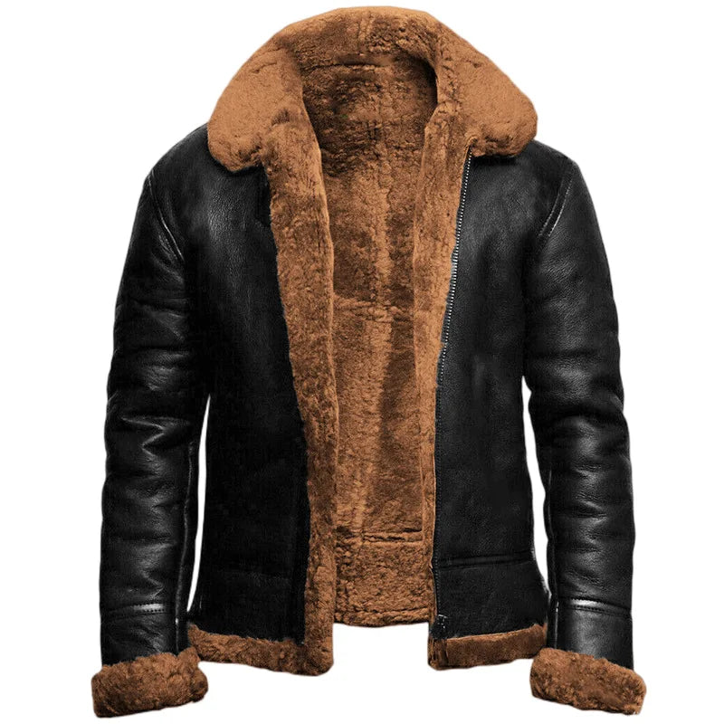 Hudson - Leather Winter Coat