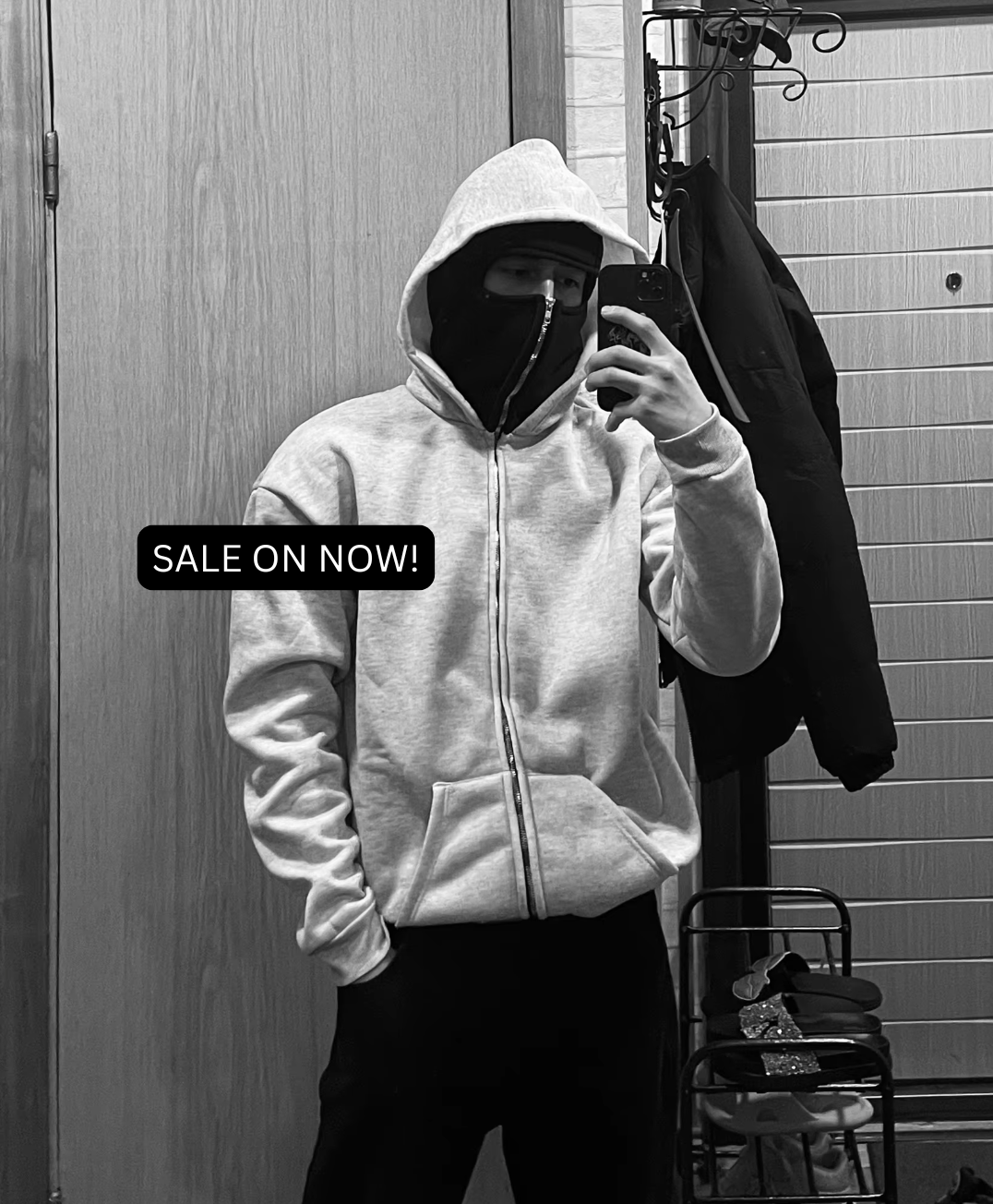 Camille - Sweat à Capuche avec Balaclava